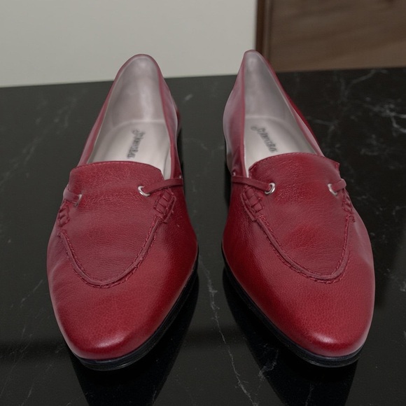 Vintage Cherry,Red genuine buttery Leather,Chic,Sleek,unique,chic,made in Italy - Picture 1 of 7